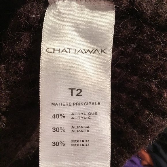 Chattawak Chunky Waffle Knit Button Front Cardigan T2 - Picture 12 of 13